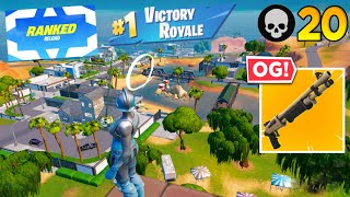 Fortnite Reload  High Kill Solo Ranked OG Gameplay Keyboard amp Mouse [upl. by Nuahsar]