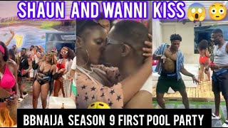 BBNAIJA SEASON 9 VICTORIA EXP0SED SHAUNS SECRET TO WANNI 😱 FIRST POOL PARTY  OZEE AND WANNI [upl. by Maleki]