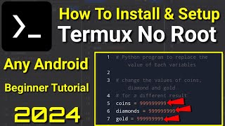 How to install and Setup Termux No Root  Beginner Tutorial 2024 [upl. by Eudo]