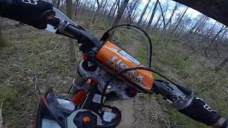 2018 KTM 300 xcw first ride [upl. by Aneroc791]