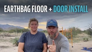 Earthbag Hyperadobe Floor  Earthen plaster FAIL [upl. by Okramed530]