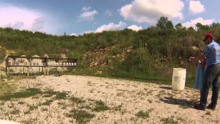 Madison shooting the SIG Sauer P238 [upl. by Ahsilad]