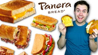 I tried Panera Breads 10 SANDWICHES  Full Menu Review [upl. by Swenson341]