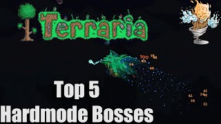 Terraria Top 5 Hardmode Bosses  Terraria Countdown [upl. by Ravert]