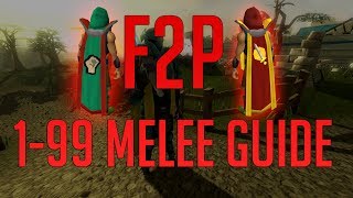 Runescape 3  Free to Play 199 Melee guide 2019 [upl. by Massarelli]