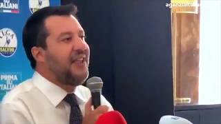 PONTE DI GENOVA AI BENETTON SALVINI quotSURREALE BALLETTO TRA PD E M5S FANNO I CAPRICCIquot [upl. by Nilya548]