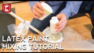 How To Mix Latex Paint for the vFan Airbrush [upl. by Tigirb]