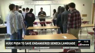 RIT on TV Push to save the Seneca Language  on WGRZ [upl. by Llydnek755]