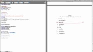 LaTeX Tutorial 3 helloworld  article skeleton labels and referencing [upl. by Tekla]