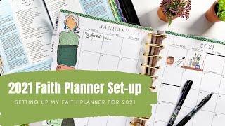 2021 Faith Planner SetUp  The Happy Planner  MAMBI [upl. by Orlov]