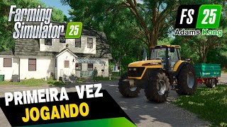 Minha Primeira Gameplay no Farming Simulator 25  Começando do Zero  FARMING SIMULATOR 25 [upl. by Schnorr]