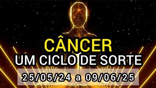 🦀CÂNCER 📍ISSO NÃO ACONTECE HÁ 12 ANOS😲 UM CICLO DE SORTE🍀 caranguejo signocancer [upl. by Marolda640]