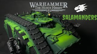 Painting a Salamander Land raider Spartan [upl. by Iphigenia]