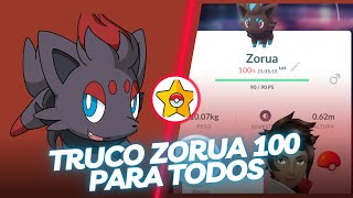 🚨TRUCO CONSIGUE ZORUA 100IV PGSHARP🚨Como conseguir el SHUNDO de Zorua con cualquier FLY Pokémon Go [upl. by Burney618]