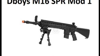 Dboys M16 SPR Mod 1 Review and Shooting [upl. by Wiley]