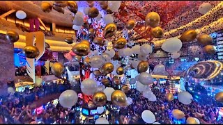 NYE 2024 Pechanga Casino balloon amp confetti drop [upl. by Atsahs695]