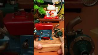 Mini diesel engine water pump Mini engine gadgets shorts [upl. by Mojgan]