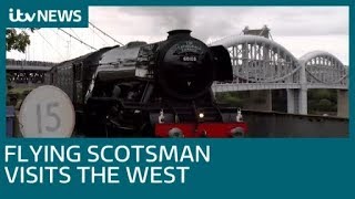 The Flying Scotsman returns to Somerset Devon and Cornwall  ITV News [upl. by Aurilia]