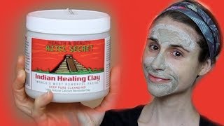 AZTEC SECRET HEALING CLAY MASK REVIEW DR DRAY [upl. by Harvison]