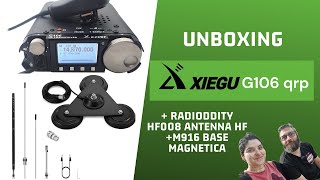 Radioamatori Unboxing Xiegu G106 e Radioddity HF008M916 [upl. by Senga]