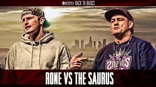 KOTD  Rap Battle  Rone vs The Saurus [upl. by Simonetta]