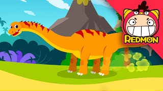 Argentinosaurus  Dino Rescue Team  4K cartoon  REDMON [upl. by Daffodil]