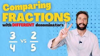 Comparing Fractions With Different Denominators  The Maths Guy [upl. by Annahtur484]