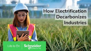 Decarbonizing Heavy Industries with Process Electrification  Schneider Electric [upl. by Neils]