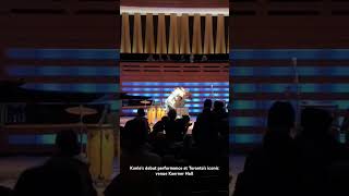 Kunles debut performance at Torontos iconic venue Koerner Hall receives a standing ovation [upl. by Hayse728]