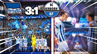 HARIS on FIRE amp STIMMUNG 🙌 Hertha BSC vs SC Paderborn 07 STADION VLOG 🏟 2 Bundesliga [upl. by Sawyer775]