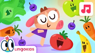 FRUITS and VEGETABLES Song for Kids 🍌🍅🥬 Song for Kids  Lingokids [upl. by Ecreip]