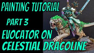 Painting tutorial Evocator on Celestial Dracoline part 3 [upl. by Hortense]