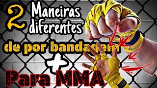 Como colocar bandagem  Boxe e Muay Thai  BÔNUS  Para luva de MMA [upl. by Nedle747]