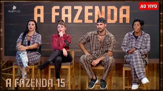 A FAZENDA 15 AO VIVO FORMAÇÃO DA ROÇA AGORA NA FAZENDA PLAYPLUS AO VIVO [upl. by Enna]