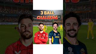 PHIL SALT VS TRAVES HEAD 🔥 3BALL CHALLENG  shorts cricket rc22 challenge gaming [upl. by Janeczka490]