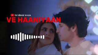 Ve Haaniya Ve Dil Jaaniya Ringtone  Tu Hi Din Tu Hi Meri Raat Ringtone  Danny  Ringtone [upl. by Maer]