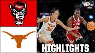 NCAA Tournament Elite 8 NC State Wolfpack vs Texas Longhorns  Full Game Highlights [upl. by Miahc]