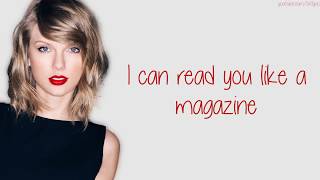 Taylor Swift  Blank Space Lyrics [upl. by Ahsyas]