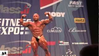 Omid Parsa posing  2012 Nordic Pro [upl. by Donough276]