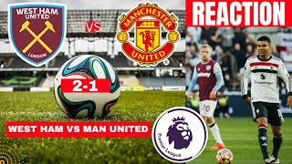 West Ham vs Manchester United 21 Live Stream Premier League Football EPL Match Score Highlights [upl. by Eoj]