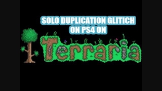 Terraria duplication glitch PS3 2017 [upl. by Heddi]