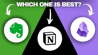 Evernote vs Notion vs Obsidian 2024  Which One is Best [upl. by Aisilef]