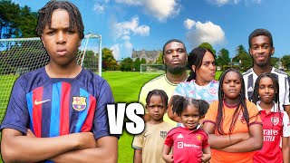 I Challenged My Entire Family to a 1v1 Football Match [upl. by Marilyn36]