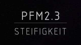 PFM23  Maschinensteifigkeit ermitteln [upl. by Colis]