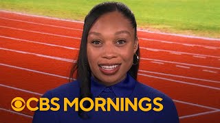 Allyson Felix introduces firstever nursery in Olympic village [upl. by Elsie]