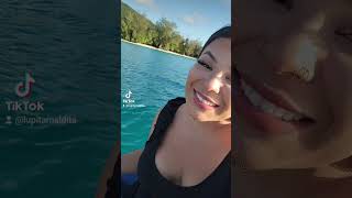 dinghy tour around Huahine [upl. by Rotkiv]