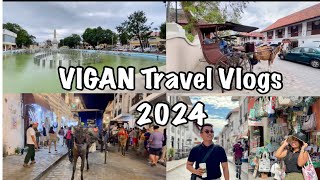 🇵🇭 VIGAN CITY ILOCOS SUR PHILIPPINES VLOG TRAVEL GUIDE 2024  CALLE CRISOLOGO travelphilippines [upl. by Nalyr678]