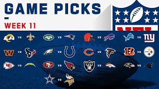 NFL Week 11 Game Picks [upl. by Hsara495]