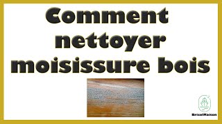 Comment nettoyer moisissure sur bois [upl. by Mcquade]