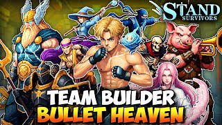 Build the Ultimate Team From 50 Characters in New Bullet Heaven Demo  Stand Survivors [upl. by Auqinet]